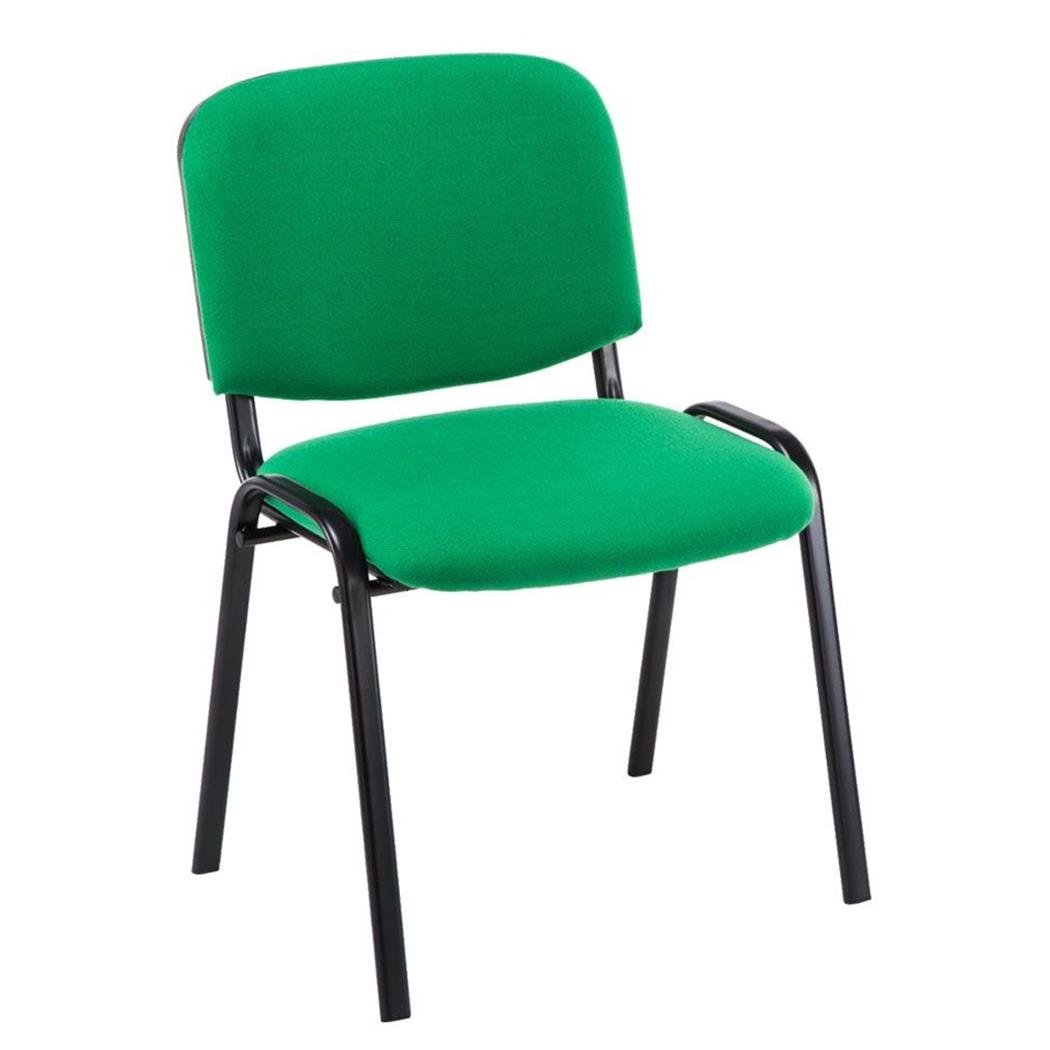 Krzesło Konferencyjne MOBY BASE, Wygodne i Praktyczne, Super Cena, Czarne Nogi, Kolor Zielony