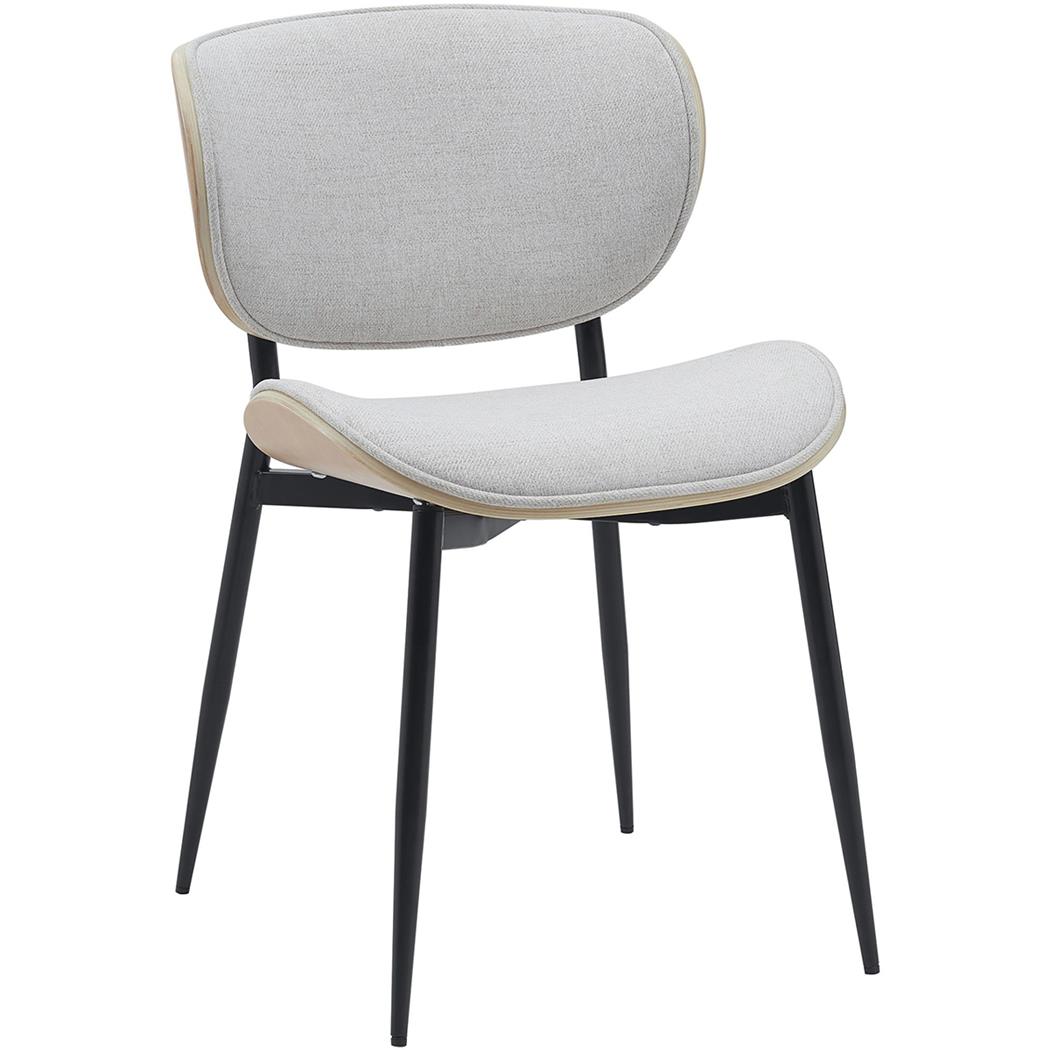 Krzesło Konferencyjne BRONSON, Drewno kolor Dąb, Tkanina kolor Beżowy