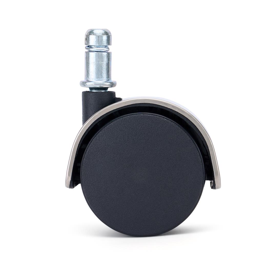 Zestaw 5 szt. Kółka Plastikowe COVER do Wykładzin 11 mm / 50 mm, Elegancki Design, kolor Srebrny