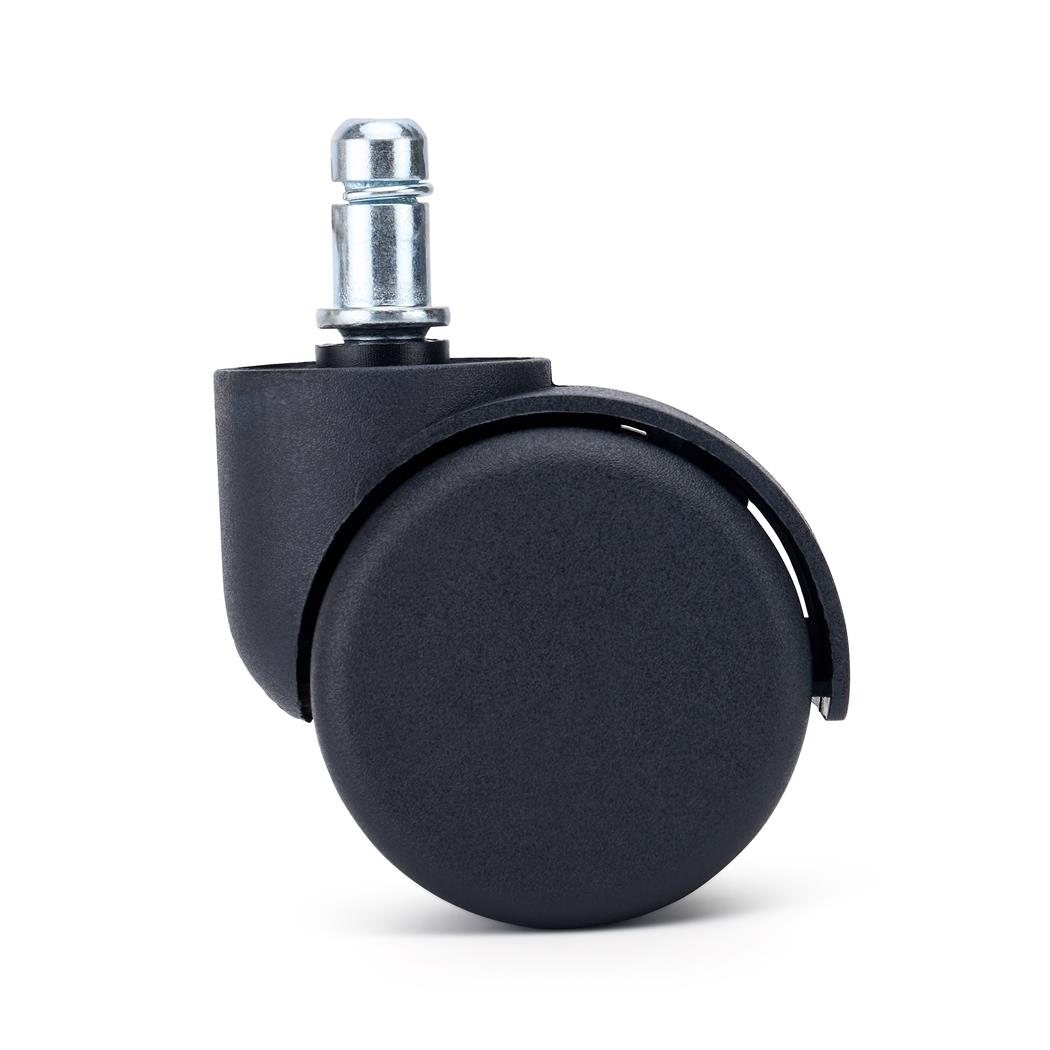 5 szt. Kółka TURN do Powierzchni Dywanowych 11 mm / 60 mm, Wzmocnione do 150 kg, Czarne