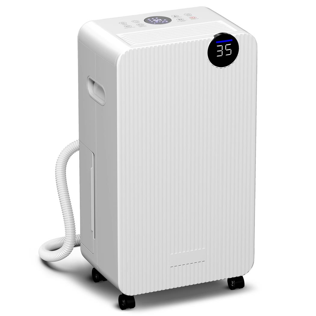 Biurowy Osuszacz Powietrza AEROSEC, 12 l na Dobę, Pojemność 2,1 l, Blokada Rodzicielska, kolor Biały