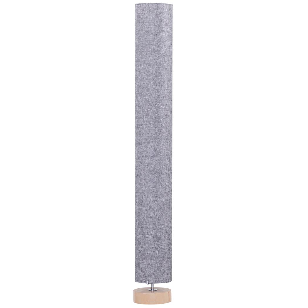 Lampa Podłogowa do Biura AXIS, Współczesne Wzornictwo, Wysoki Klosz z Tkaniny, kolor Szary