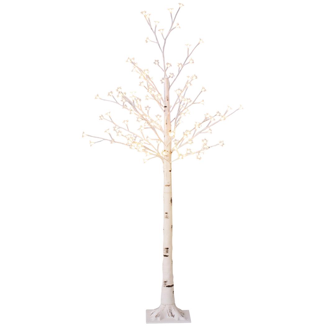 Lampa Biurowa BOREA, Drzewko Świetlne, 120 Lampek LED, do Pomieszczeń i na Tarasy, Kwitnąca Czereśnia kolor Biały