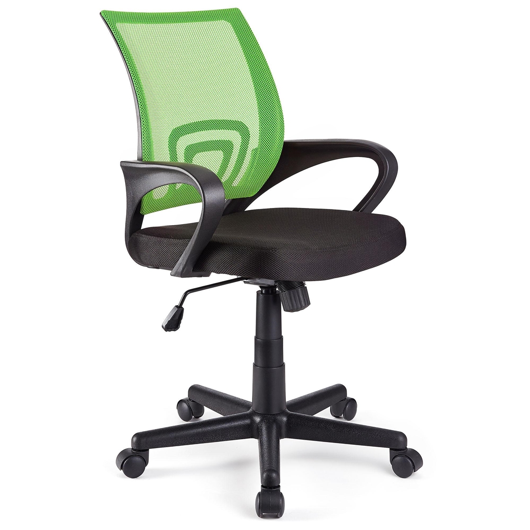 Krzesło Obrotowe SEUL, Estetyczny Design, Miękkie Siedzisko, Kolor Zielony