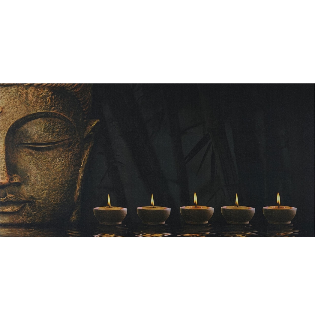 Obraz podświetlany LED BUDDHA, wymiary 55x110 cm