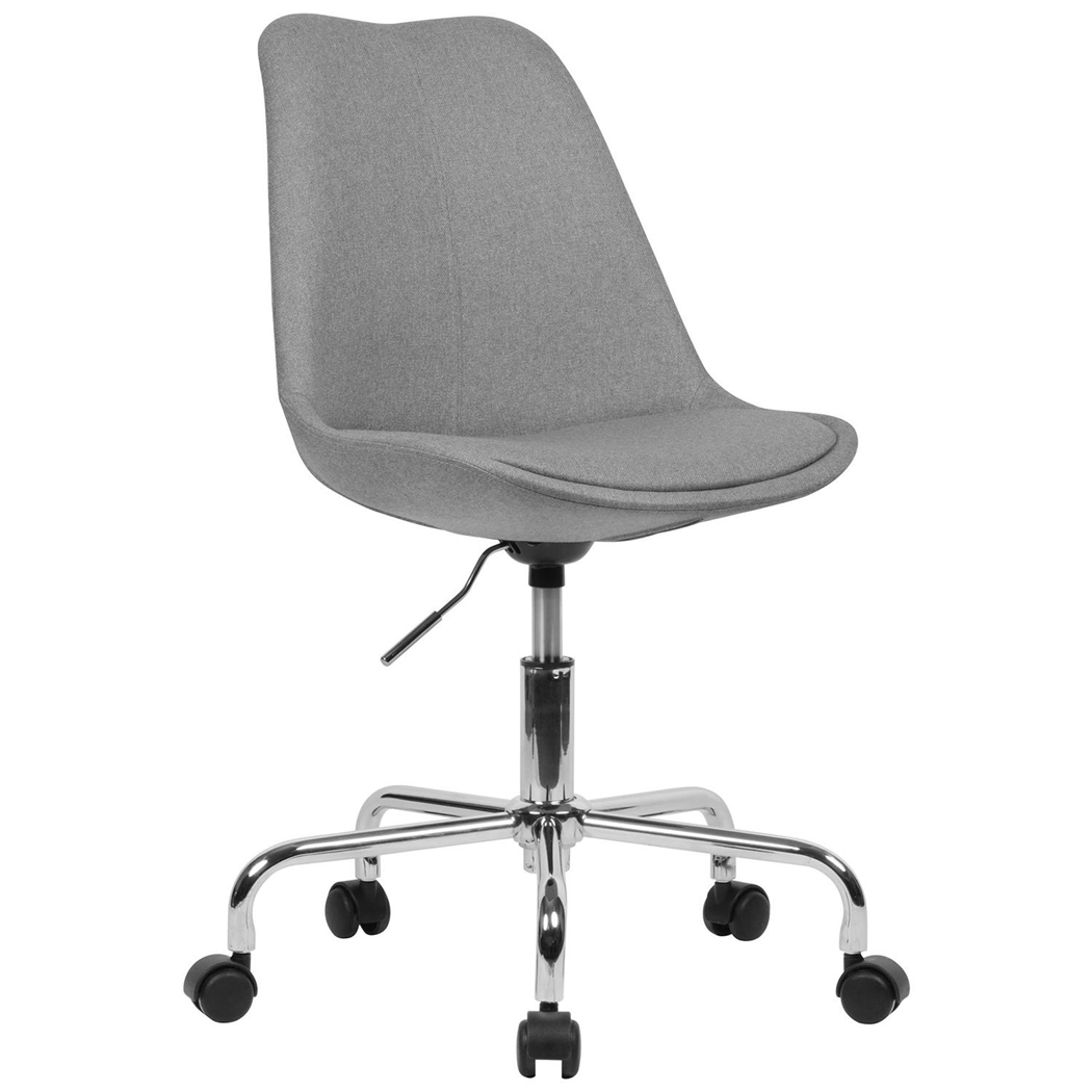 Krzesło Biurowe ARIEL, Ekskluzywny Design, Regulacja Wysokości, Tkanina Kolor Szary