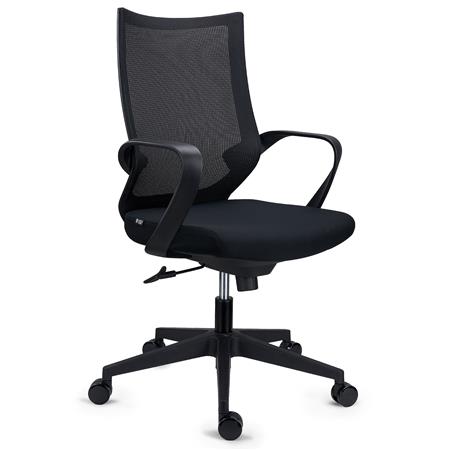 Krzesło Ergonomiczne SINTRA, Mechanizm Bujania, Siatkowe Oparcie, Czarne