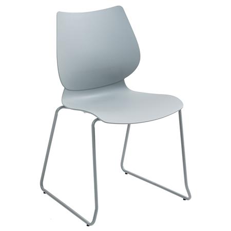 Krzesło Konferencyjne MARION, Sztaplowane, Wygodne i Nowoczesne, Polipropylen Kolor Szary