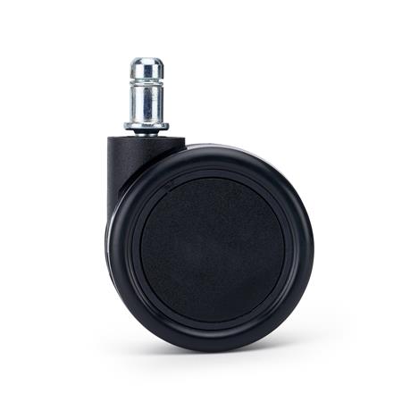 5 szt. Zestaw Kółek MOON do Podłóg Twardych 11 mm / 60 mm, Nie Rysują Parkietów, Czarne