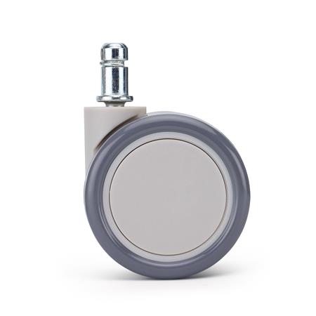 5 szt. Zestaw Kółek MOON do Podłóg Twardych 11 mm / 60 mm, Nie Rysują Parkietów, Szare