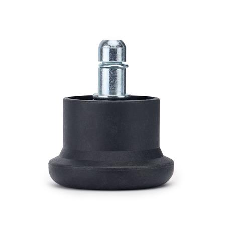 5 szt. Stopki do Krzesła Biurowego PAD 10, Trzpień 11 mm, Antypoślizgowe, Bezpieczne i Wytrzymałe