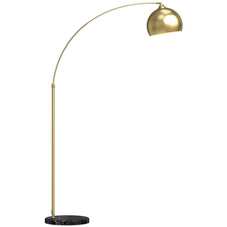 Lampa Biurowa PROLUME, Ponadczasowy Design z Okrągłym Kloszem, do Domu i Biura, kolor Złoty