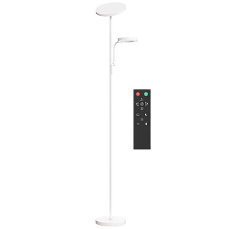 Lampa Biurowa ZENLUX, Regulowana Intensywność Światła, Sterowanie Pilotem, Biała