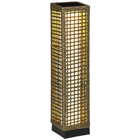 Lampa Solarna do Biura NEXO, Automatyczne Włączanie i Wyłączanie, Sztuczny Rattan, Wys. 69 cm, kolor Brązowy