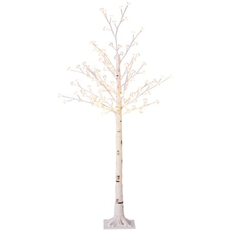 Lampa Biurowa BOREA, Drzewko Świetlne, 120 Lampek LED, do Pomieszczeń i na Tarasy, Kwitnąca Czereśnia kolor Biały
