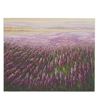 Obraz olejny POLE, ręcznie malowany, 80x100 cm