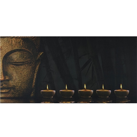 Obraz podświetlany LED BUDDHA, wymiary 55x110 cm