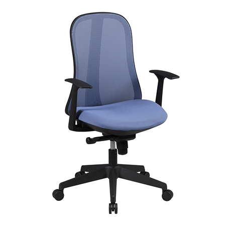 Krzesło Ergonomiczne MIRTA, Mechanizm Synchroniczny, Oddychająca Siatka kolor Niebieski