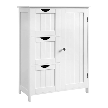 Szafka LULU, Wymiary 55x30x81 cm, Nowoczesny Design, kolor Biały